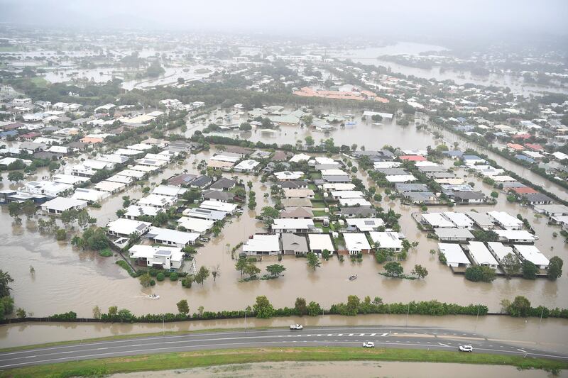 The flooded area of Townsville. Getty Images