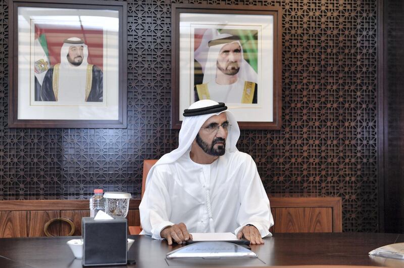 DUBAI, 19th November, 2017 (WAM) -- The Vice President, Prime Minister and Ruler of Dubai, His Highness Sheikh Mohammed bin Rashid Al Maktoum, has stated that achieving the well-being and happiness of the UAE's people is a top priority.

His Highness' remarks came during a Dubai Executive Council meeting held today, with H.H. Sheikh Hamdan bin Mohammed bin Rashid Al Maktoum, Crown Prince of Dubai and Chairman of Dubai Executive Council, and H.H. Sheikh Maktoum bin Mohammed bin Rashid Al Maktoum, Deputy Ruler of Dubai, in attendance. WAM