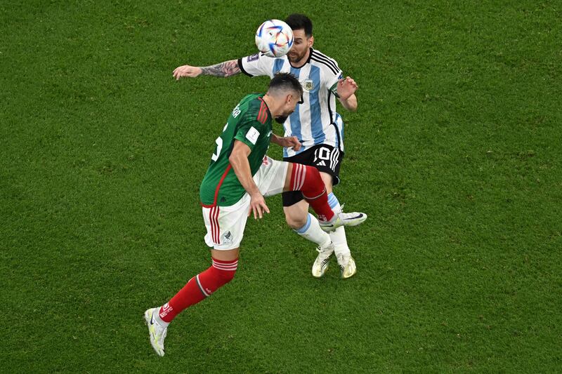 Hector Herrera – 6. Read the play well and established control for Mexico in some of their best attacking moves. Herrera was also aggressive when challenging for possession but switched off in the build-up to Messi’s opener. AFP