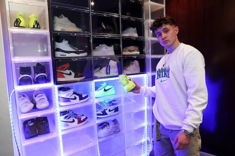 Ghassemi says he's made more than Dh600,000 in sales since January from his shoe reselling business Snkrbubble