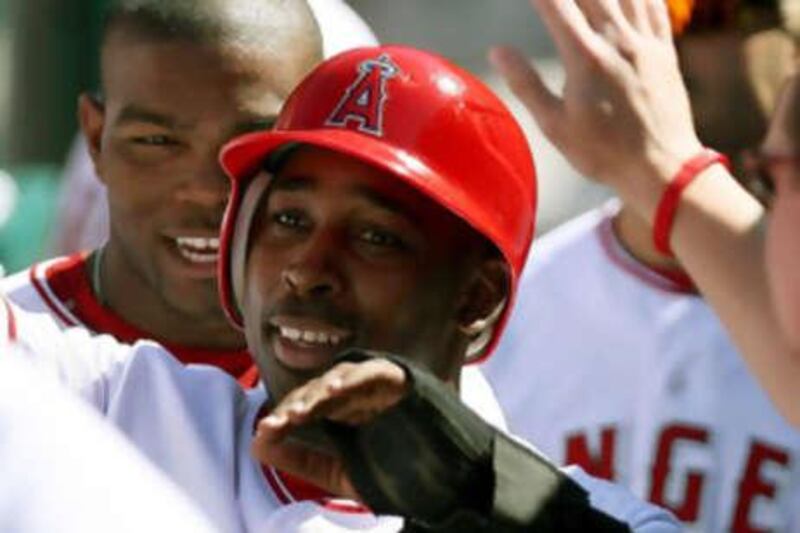 Chone Figgins of the LA Angels of Anaheim was the hero of the day against the New York Yankees.