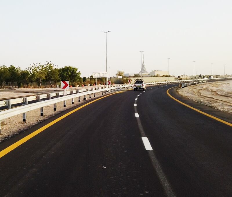An existing single-lane road has been replaced by a dual carriageway stretching 11 kilometres.