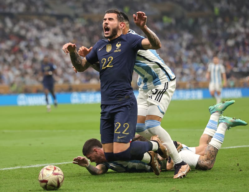 Theo Hernandez 5 - Looked bright going forward, but was unconvincing defensively again, and was nowhere to be seen in the build up to Argentina’s second goal which came from his flank. 
EPA