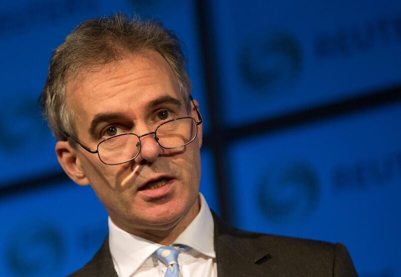 FILE PHOTO: Deputy Governor of the Bank of England Ben Broadbent speaks at a Reuters Newsmaker event at Canary Wharf in London, Britain, November 18, 2015.    REUTERS/Neil Hall//File Photo