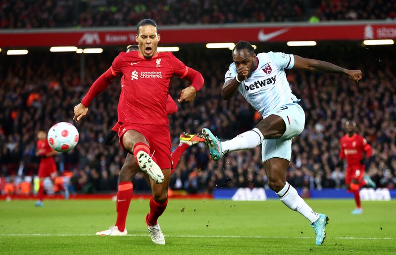 Virgil van Dijk - 7. The Dutchman allowed Bowen an opportunity but it was a rare lapse. He was dominant in the air as the defence came under pressure. Getty