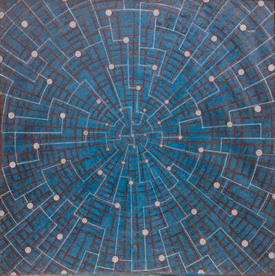 Menhat Helmy's Space Exploration/Universe (1973). Photo: Barjeel Art Foundation