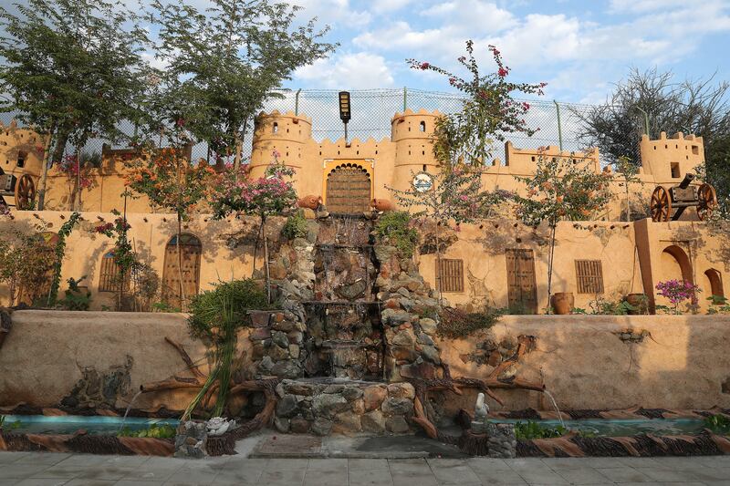 Ahmed Al Hefeiti’s nursery at the Wadi Dafta Plantation in Fujairah. He is retired Emirati army officer and agriculture enthusiast. All photos: Pawan Singh / The National