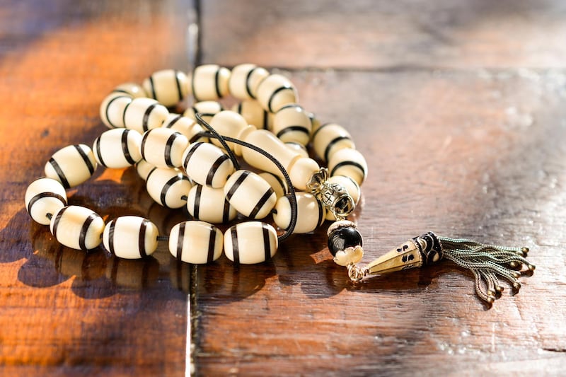 Komboloi, similar to Islamic prayer beads, now come in a range of shapes, colours and materials from Greece to the US and Australia. Courtesy Komboloi NYC