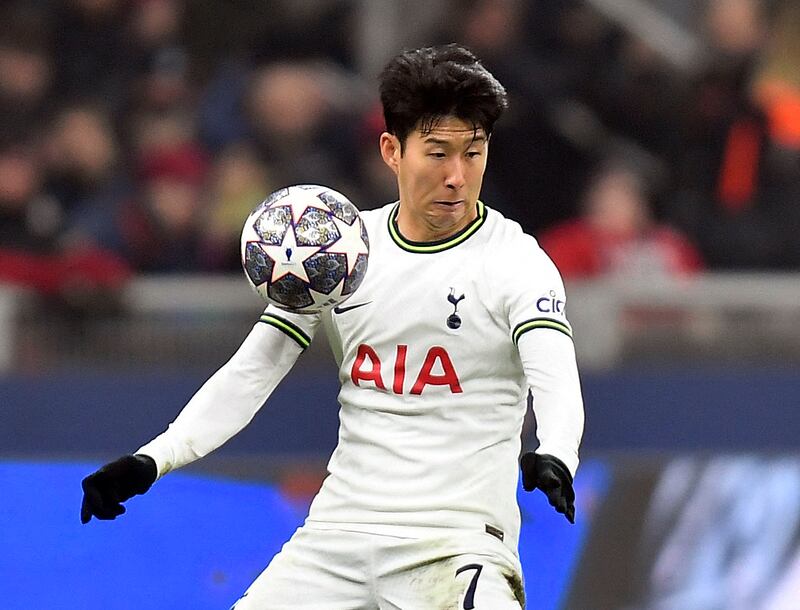 Tottenham's Son Heung-min in action. Reuters