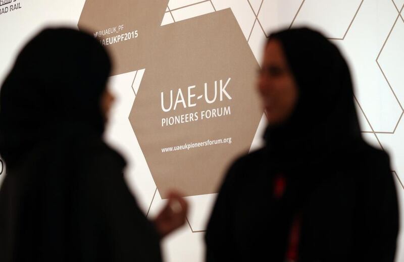 The UAE-UK Pioneers Forum careers fair in London was a big talking point for ambitious Emiratis. While some may decide they want to travel between worlds, others are just as keen to use their talents in improving matters for their country. Stephen Lock for the National 