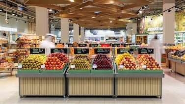 Spinneys operates 75 premium grocery retail supermarkets under its own brand, as well as the Waitrose and Al Fair brands in the UAE and Oman. Photo: Spinneys