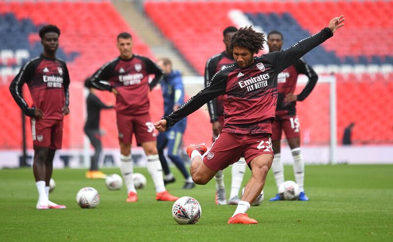 Mohamed Elneny – 6, Maybe surprising he is back in the Arsenal line up, but, whatever the future holds, he was happy to dig in for the team here. Reuters