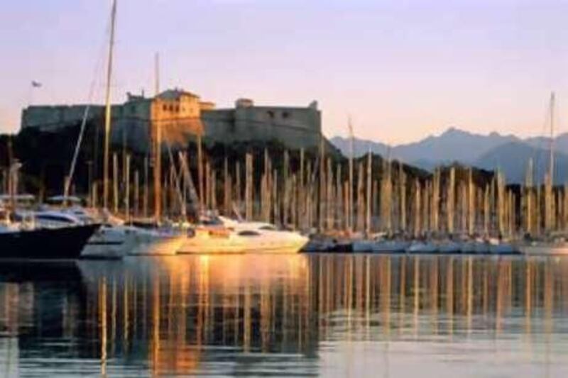 According to one estate agent, the property market in Antibes, France, is going up by as much as 20 per cent a year.