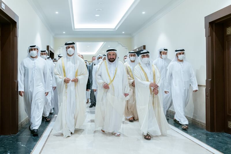 Sheikh Dr Sultan bin Muhammad Al Qasimi, Ruler of Sharjah, on Wednesday inaugurated the University of Khorfakkan. All photos: Wam