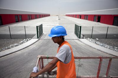  Warehouses at Almarkaz industrial development near Abu Dhabi. Silvia Razgova / The National