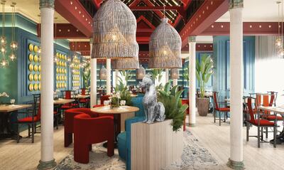 Benjarong in Dusit Thani Dubai has been given a colourful makeover