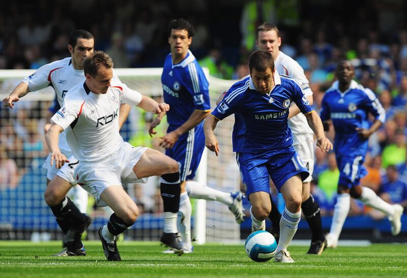 2007-08: Chelsea could only manage a 1-1 draw with Bolton at Stamford Bridge. Getty