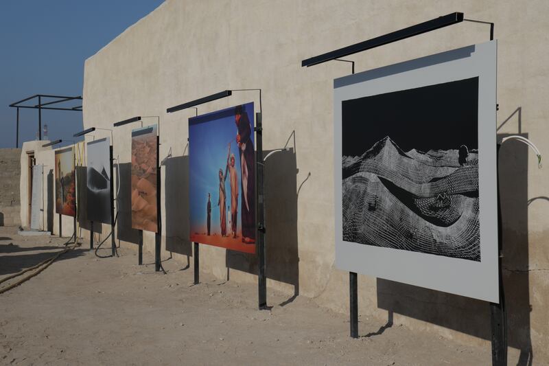 The outdoor exhibition of art, photography and sculpture is hosted by the Sheikh Saud bin Saqr Al Qasimi Foundation for Policy Research