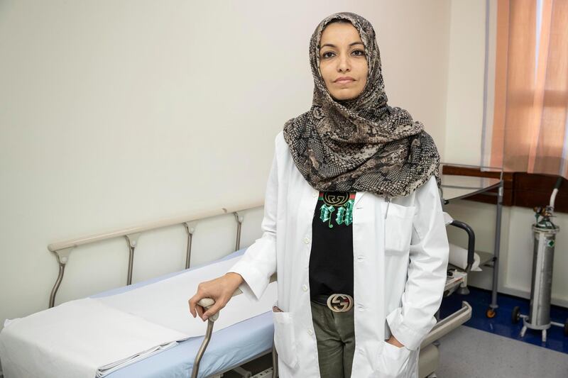 DUBAI, UNITED ARAB EMIRATES. 21 JANUARY 2020.  Dr Zainab Fathi Elsayed, specialist registrar at Rashed Hospital. (Photo: Antonie Robertson/The National) Journalist: Nick Webster. Section: National.