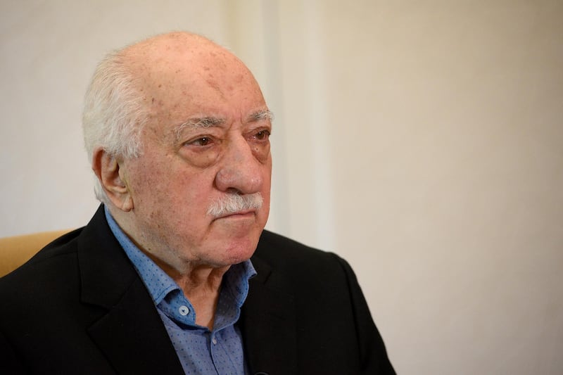 FILE PHOTO: U.S.-based Turkish cleric Fethullah Gulen at his home in Pennsylvania, U.S., July 10, 2017. REUTERS/Charles Mostoller/File Photo