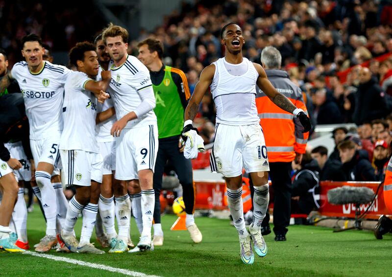 SUBS: Patrick Bamford (Rodrigo 52') - 5. The 29-year-old's touch let him down when a big opportunity arose. AP