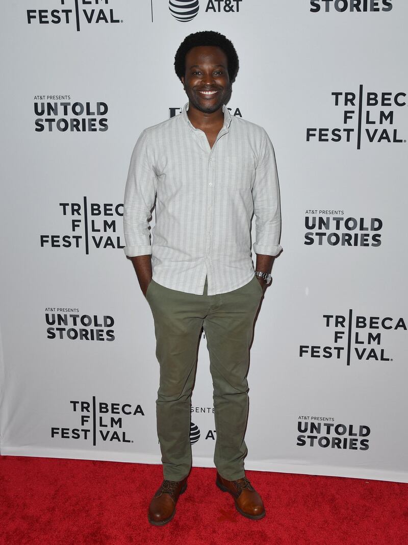 Nigerian-American filmmaker Faraday Okoro attends 'AT&T presents: Untold Stories Luncheon' ahead of the 2019 Tribeca Film Festival on April 22, 2019. AFP