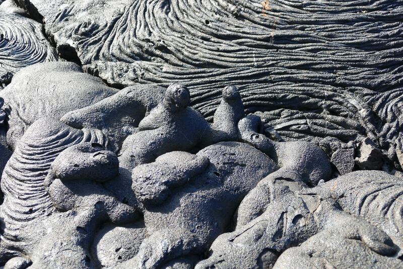 An entry of lava rock formation in Santiago island. Courtesy Galapagos Conservation Trust / Peter Topley