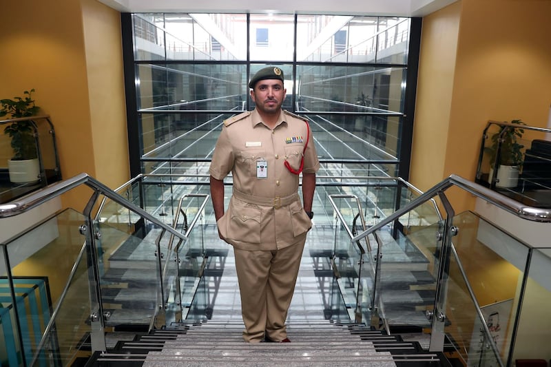 Dubai, United Arab Emirates - July 8th, 2018: Hamad Rashed Al Marri, Director of central jail operations. Dubai womenÕs prison in Al Awir. Sunday, July 8th, 2018 in Dubai. Chris Whiteoak / The National