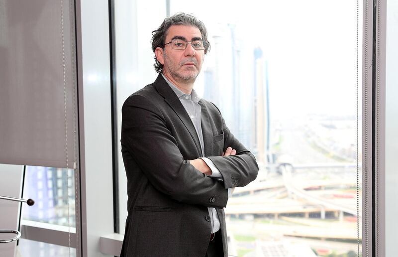 DUBAI , UNITED ARAB EMIRATES , Jan 06  – 2020 :- Sar Haffar, CEO of MAG Group at his office in the Emirates Financial Towers near DIFC in Dubai. ( Pawan Singh / The National ) For Business. Story by Fareed Rahman