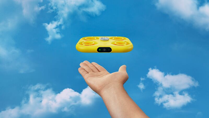 The new Snapchat Pixy, a limited-edition pocket-sized flying camera is currently available only in the US and France. Photo: Snap