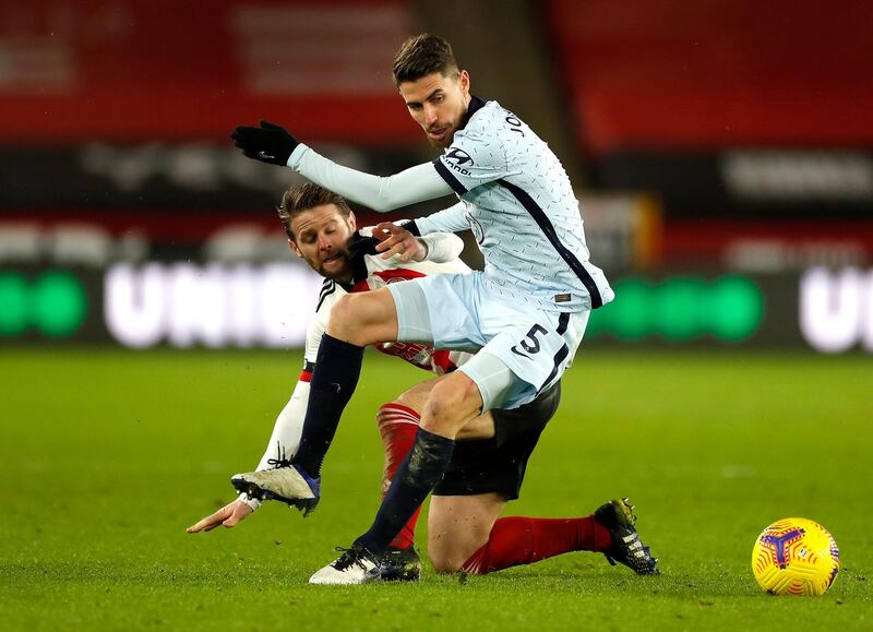 Oliver Norwood 7 – The midfielder was key when it came to stopping Chelsea’s supply line to Mount and Giroud. Worked tirelessly without the ball.  PA