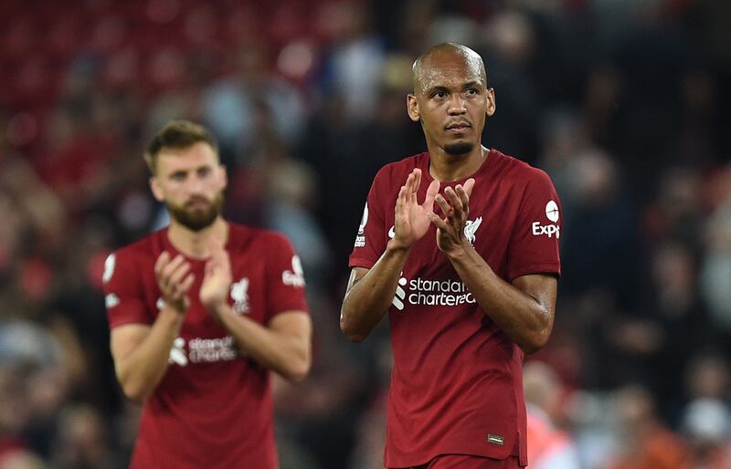 Fabinho – 4. The Brazilian has made a poor start to the season. He had the chance to break up the move for Palace’s goal and was often behind the pace of the game. Reuters