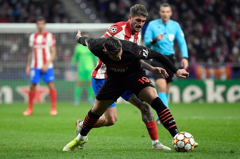 LB Theo Hernandez (AC Milan) - Combative, proactive and perhaps keen to show the club he grew up with, Atletico Madrid, what they let go, Theo galvanised Milan’s deserved 1-0 victory, a result that keeps them in with a marginal chance of staying in European competition after the new year. AFP
