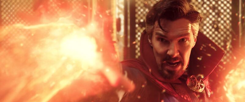 Benedict Cumberbatch as Stephen Strange in a scene from 'Doctor Strange in the Multiverse of Madness.' AP