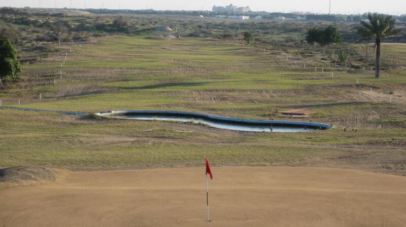 The 18th hole of Sharjah Wanderers Golf Club. Courtesy: Sharjah Wanderers Golf Club