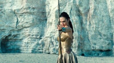 Gal Gadot in Wonder Woman (2017). Courtsey:  Warner Bros.