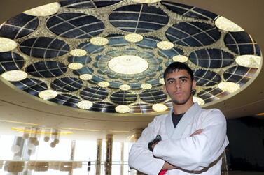 Omar Al Fadhli is one of the rising stars of UAE jiu-jitsu. Chris Whiteoak / The National