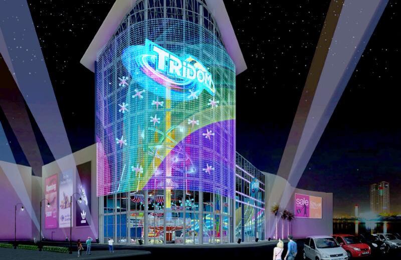 A computer rendering of RAK's Tridom indoor entertainment centre, which opens next month. Courtesy Al Hamra