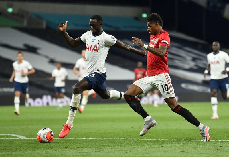 Davinson Sanchez - 6: One wayward first-half header aside, the Colombian made some vital interceptions to deny United in threatening positions. AP