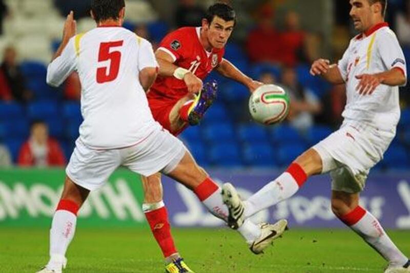 Gareth Bale, centre, is one of the poster boys for Wales' next generation of players.