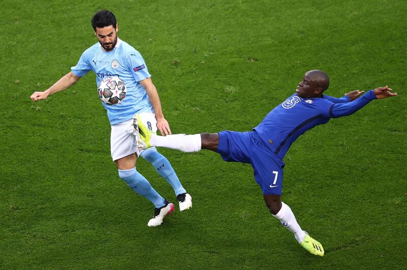 Ilkay Gundogan – 6. Booked for kicking Mount in the shin. Overrun by Kante, which is hardly the biggest crime, and he could not bring his usual influence to bear. AFP