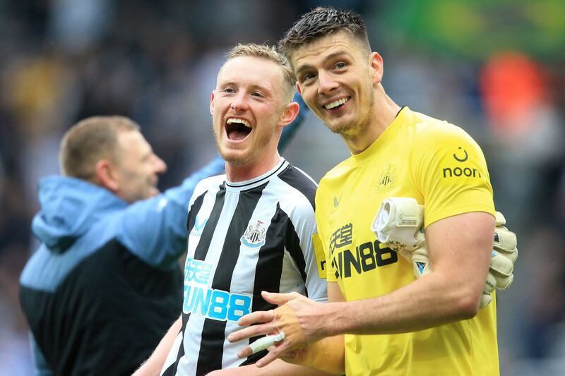 NEWCASTLE RATINGS: Nick Pope 7: Must have looked on from between Newcastle sticks in disbelief at what was going on at other end of pitch in the first half. Was rarely tested and had no chance with Kane’s quality finish for Spurs' consolation goal. AFP
