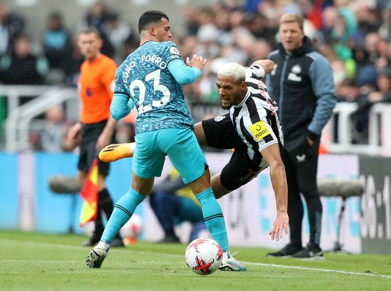 Pedro Porro 3: Started at right-back and struggled from first whistle. Allowed Joelinton time and space to drift inside and shoot ahead of opening goal. Could not cope with pace and power of Newcastle. Reuters
