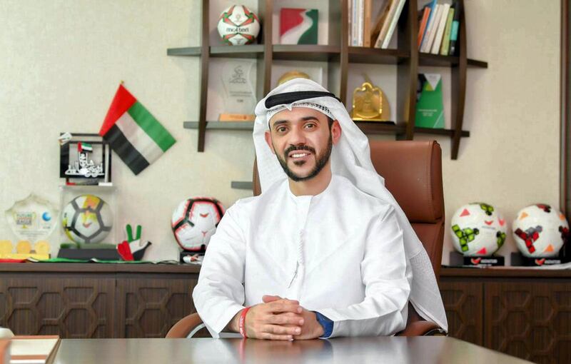 Waleed Al Hosani, the UAE Pro League’s CEO. Courtesy UAE Pro League