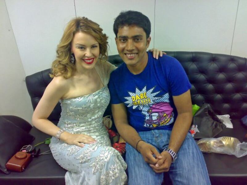 Jameel Shah made bespoke shoes for pop star Kylie Minogue. Jameel Shah