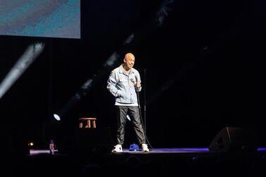 Jo Koy performing at Dubai's Coca-Cola Arena. Courtesy Coca-Cola Arena