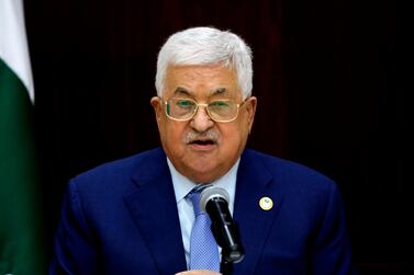 Palestinian president Mahmoud Abbas said in September he would issue a decree to hold Palestinian elections, but offered no voting date. AFP