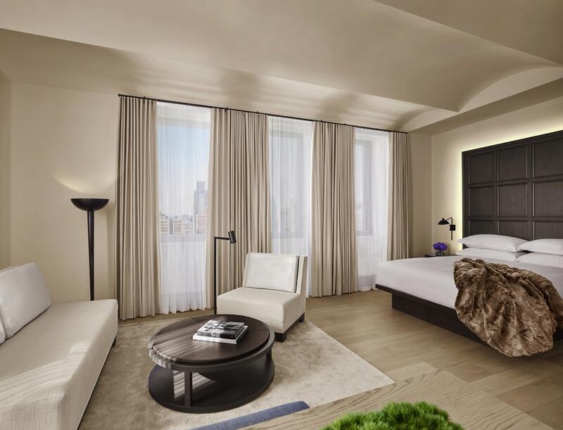 The loft suite at The New York Edition hotel. Photo by Nikolas Koenig