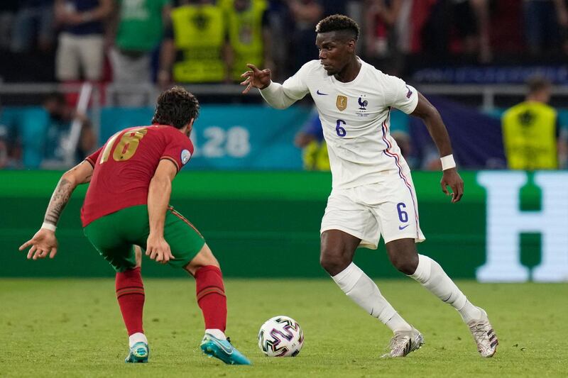 Paul Pogba - 9, Some of his passing was simply outstanding. The midfielder played an incredible pass through to Mbappe that deserved a finish, while another clipped ball to the same man won France’s penalty. He then put a pinpoint pass through for Benzema to score France’s second. AFP