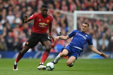 Paul Pogba and his Manchester United temamates were held to a 1-1 draw by Chelsea at Old Trafford on Sunday. Shaun Botterill / Getty Images